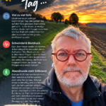 Abendlicher Spaziergang nach einem ruhigen Tag